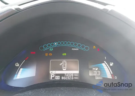 2013 Nissan Leaf Sl из США, поврежденный, VIN 1N4AZ0CP0DC424226